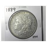1889 Morgan Silver Dollar