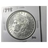 1898 Morgan Silver Dollar