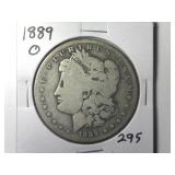 1889-O Morgan Silver Dollar