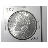 1887 Morgan Silver Dollar