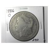 1886-O Morgan Silver Dollar