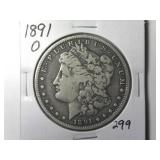 1891-O Morgan Silver Dollar