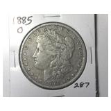 1885-O Morgan Silver Dollar