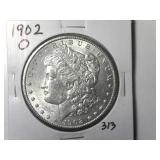 1902-O Morgan Silver Dollar