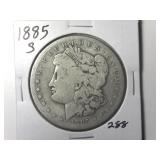 1885-S Morgan Silver Dollar