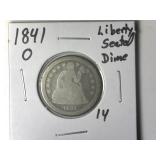 1841-O Liberty Seated Dime