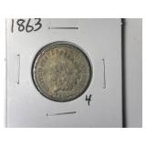 1863 Indian Head Cent
