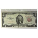 1953 B $2 Red Seal United Staes Note