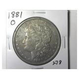 1881-O Morgan Silver Dollar