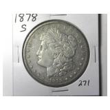 1878-S Morgan Silver Dollar