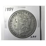 1884 Morgan Silver Dollar