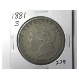 1881-S Morgan Silver Dollar