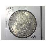 1882-S Morgan Silver Dollar
