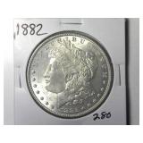 1882 Morgan Silver Dollar