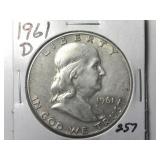 1961-D Franklin Half Dollar