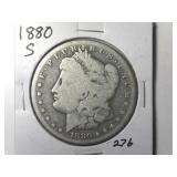 1880-S Morgan Silver Dollar
