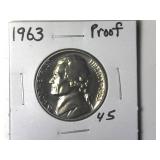 1963 Proof Jefferson Nickel