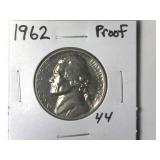 1962 Proof Jefferson Nickel