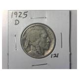 1925 D Buffalo Nickel