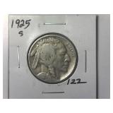 1925 S Buffalo Nickel