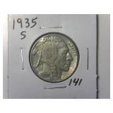 1935 S Buffalo Nickel