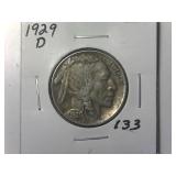 1929 D Buffalo Nickel