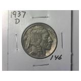 1937 D Buffalo Nickel