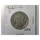 1926 D Buffalo Nickel