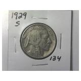 1929 S Buffalo Nickel