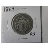 1869 Shield Nickel