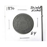 1870 Shield Nickel