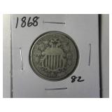 1868 Shield Nickel