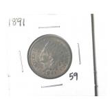 1891 Indian Head Cent