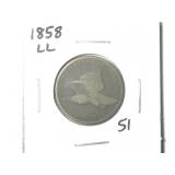 1858 LL Flying Eagle Cent