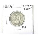 1865 Three Cent Nickel