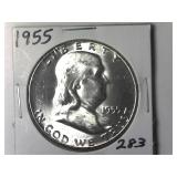 1955 Franklin Half Dollar