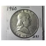 1960 Franklin Half Dollar