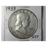 1953 Franklin Half Dollar