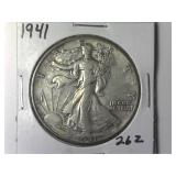 1941 Walking Liberty  Half Dollar