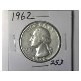 1962 Washington Quarter