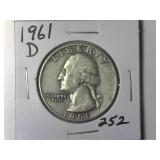 1961-D Washington Quarter