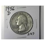 1956-D Washington Quarter