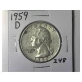 1959-D Washington Quarter