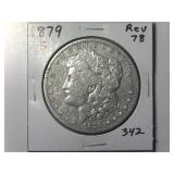 1879-S Rev of 78 Morgan Silver Dollar