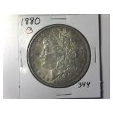 1880-O Morgan Silver Dollar