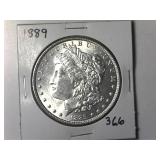 1889 Morgan Silver Dollar