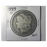 1889-O Morgan Silver Dollar