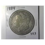1884 Morgan Silver Dollar