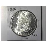1880-S Morgan Silver Dollar