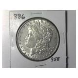 1886 Morgan Silver Dollar
